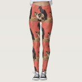 Katten, kunstschilderij van Theophile Steinlen Leggings (Voorkant)