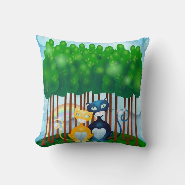 Katten Kussen (Voorkant)