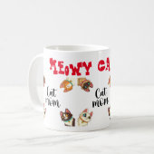 Katten Kwietje Kerstmis Koffiemok (Voorkant links)