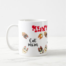 Katten Kwietje Kerstmis  Koffiemok