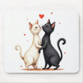 Katten langzaam dansen muismat (Voorkant)