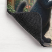 Katten langzaam dansen op Cobblestone Street Muismat (Hoek)