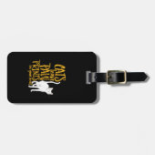 Katten laten verf afdrukken op je hart, grappig en bagagelabel (Voorkant horizontaal)