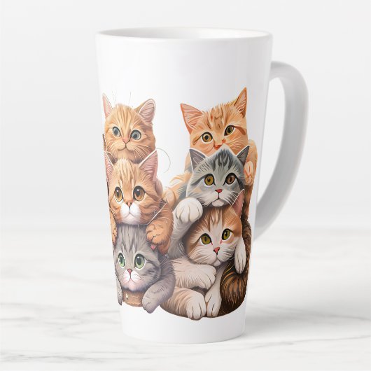 Katten Latte Mok (Rechterhoek)