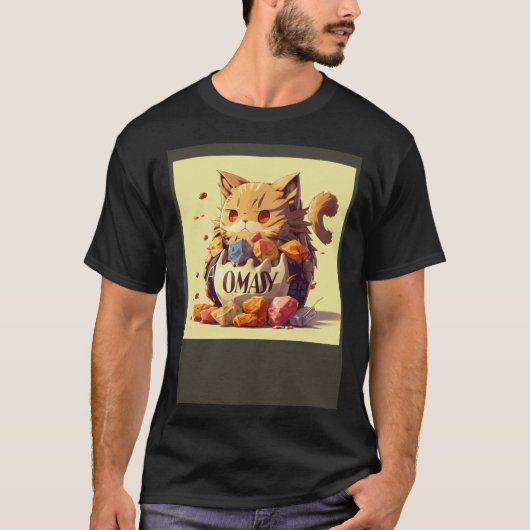Katten Leeuw Snoep T-shirt (Voorkant)