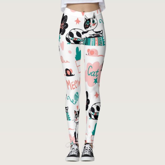 Katten Leggings (Voorkant)