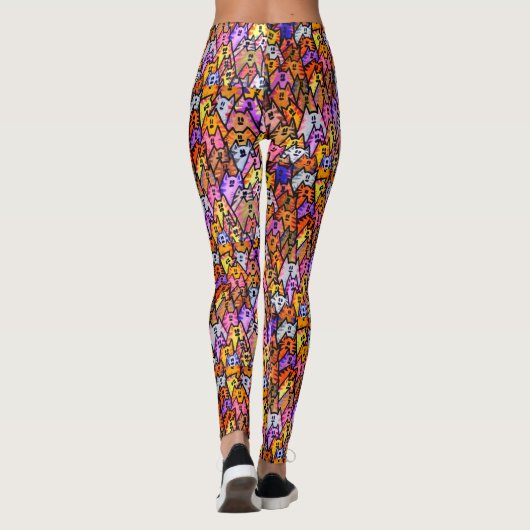 Katten Leggings (Achterkant)