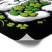 Katten Leprechaun Klaver St. Patricks Dag Vrouwen Poster (Hoek)