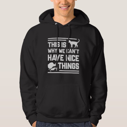 Katten Leuke Dingen Hoodie (Voorkant)