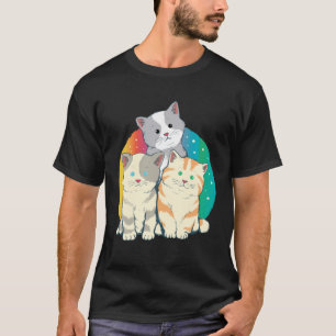 Katten Leuke kittens Mooie Huisdieren Mooie dieren T-shirt