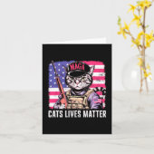 Katten Levens Kaart (Gele Bloem)