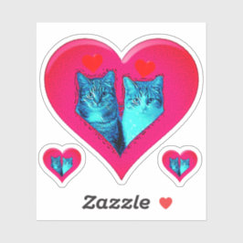KATTEN LIEFHEBBEN STICKER