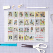 Katten, Louis Wain (achtergrondkleur kan worden ge Tissuepapier (Craft)