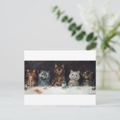 Katten, Louis Wain Briefkaart (Staand voorkant)