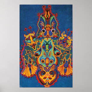 Katten, Louis Wain Poster