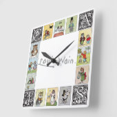 Katten, Louis Wain Vierkante Klok (Hoek)