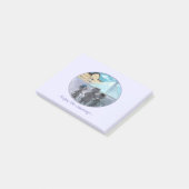 Katten Louvre Parijs - Geniet Notities 4" x 3" Post-it® Notes (Schuin)