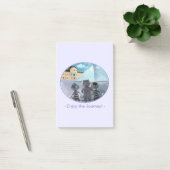 Katten Louvre Parijs - Geniet Notities 4" x 6" Post-it® Notes (Kantoor)