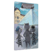 Katten Louvre Parijs - Klembord (Rechts)