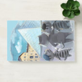 Katten Louvre Parijs - Notities 10" x 6" Post-it® Notes (Kantoor)