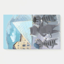 Katten Louvre Parijs - Notities 10" x 6" Post-it® Notes