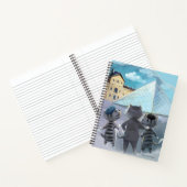 Katten Louvre Parijs - Spiraal Notebook Notitieboek (Binnen)