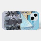 Katten Louvre Parijs - Stevige telefoonhoes Case-Mate iPhone Case (Achterkant (horizontaal))