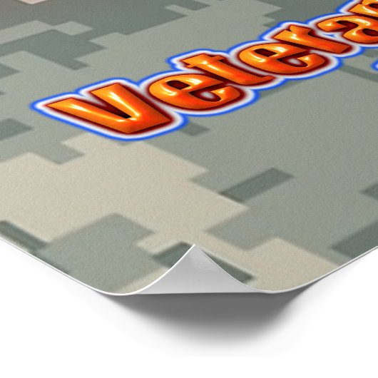 Katten Love Veterans - Poster (Hoek)