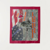 Katten Love Veterans Wandkleed (Voorkant)