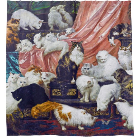 Katten (Lovers van mijn vrouw), Carl Kahler Douchegordijn (Voorkant)