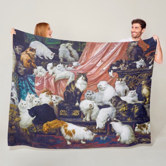 Katten (Lovers van mijn vrouw), Carl Kahler Fleece Deken (In situ)