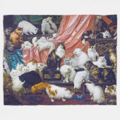 Katten (Lovers van mijn vrouw), Carl Kahler Fleece Deken (Voorkant (Horizontaal))