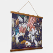 Katten (Lovers van mijn vrouw), Carl Kahler Hangend Wandkleed (Gebogen)