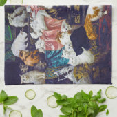 Katten (Lovers van mijn vrouw), Carl Kahler Theedoek (Gevouwen)