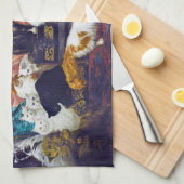 Katten (Lovers van mijn vrouw), Carl Kahler Theedoek (Quarter Fold)