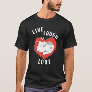 Katten luieren voor kattenmoeder Live Lach Luier H T-shirt