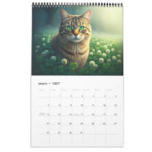 Katten maanden kattenliefhebber kitten gek kalender (Mar 2027)