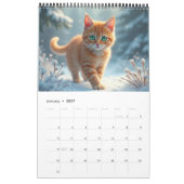 Katten maanden kattenliefhebber kitten gek kalender (Jan 2027)