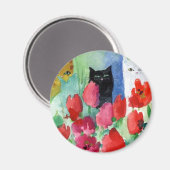 Katten Magneet (Voorkant / Achterkant)
