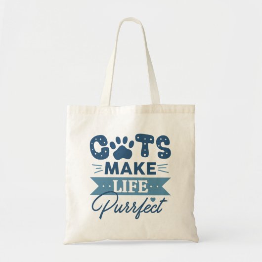 Katten maken het leven vruchtbaar tote bag (Voorkant)