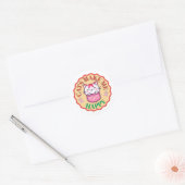 Katten maken me blij - Schattigee Kawaii Cat Lover Ronde Sticker (Envelop)