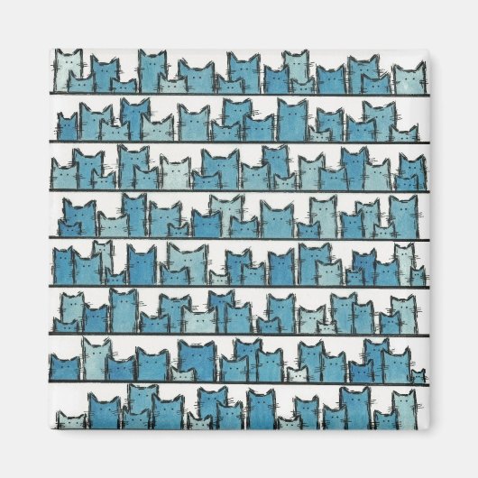 Katten maken me geen blauwe magneet (Voorkant)