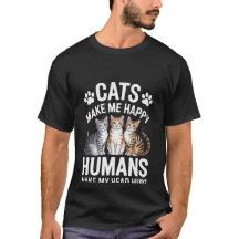 Katten Maken Me Gelukkig Mensen Maken Mijn Hoofd Z