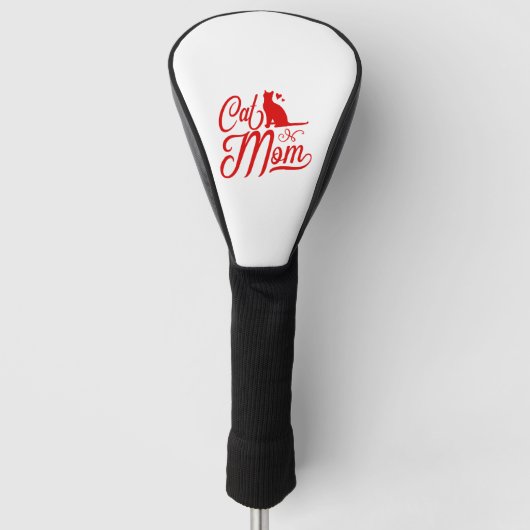 Katten: Mam Love Cat Golfheadcover (Voorkant)