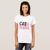 Katten mama t-shirt (Voorkant volledig)