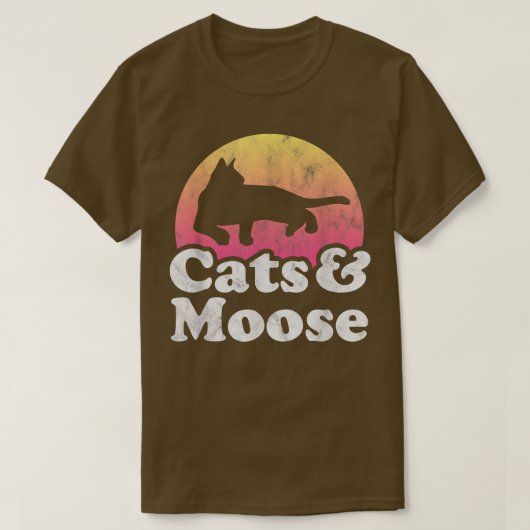 Katten, Mannen, dameskat en -los T-shirt (Design voorkant)