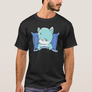 Katten Mannen Slapende Vrouwen Kat Motief Katten T-shirt