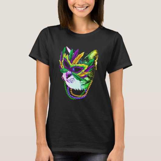 Katten Mardi Gras T-shirt (Voorkant)