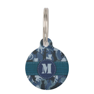 Katten Marine Camouflage Huisdierpenning