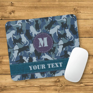 Katten Marine Camouflage Muismat